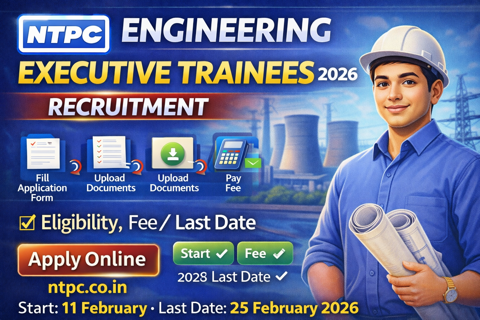 NTPC Engineering Executive Trainees 2026 NTPC Engineering Executive Trainees 2026