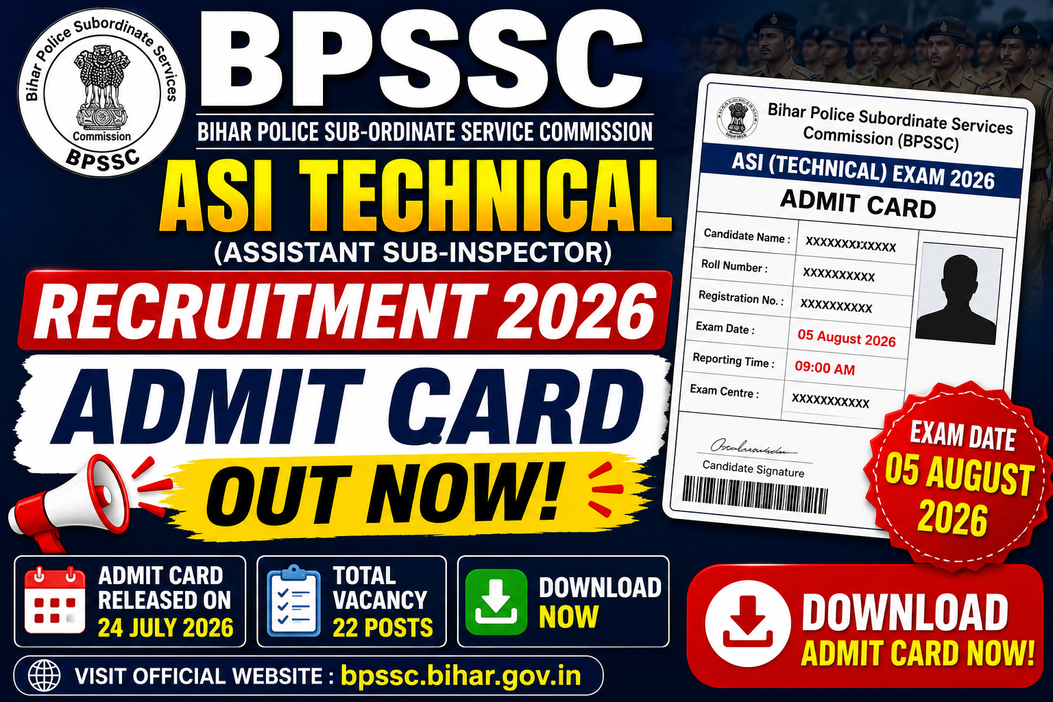 BPSSC ASI Technical Recruitment 2026
